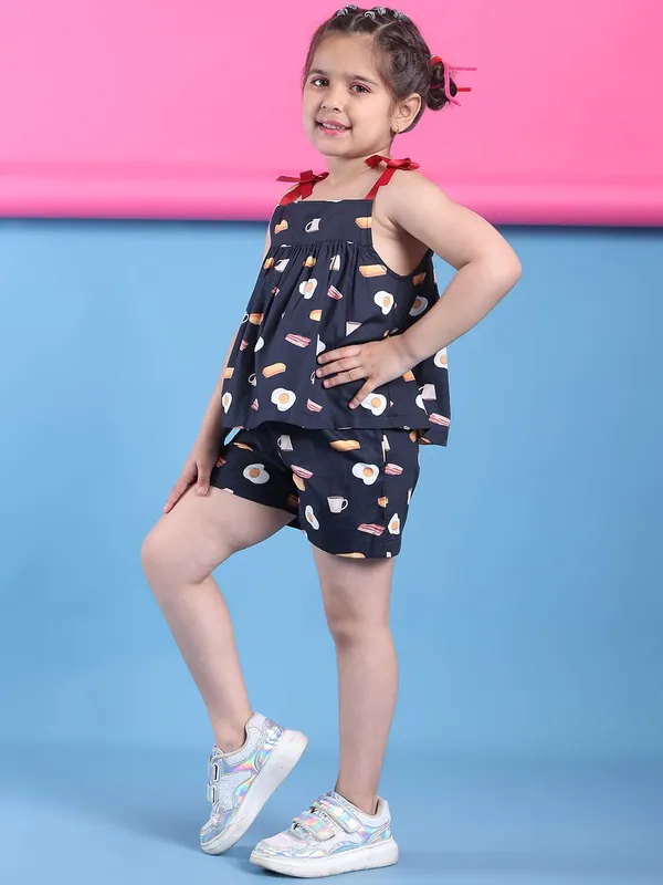 Navy_Blue_Cotton_Fruits_Clothing_Set_For_Kids