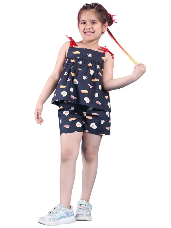 Navy_Blue_Cotton_Fruits_Clothing_Set_For_Kids