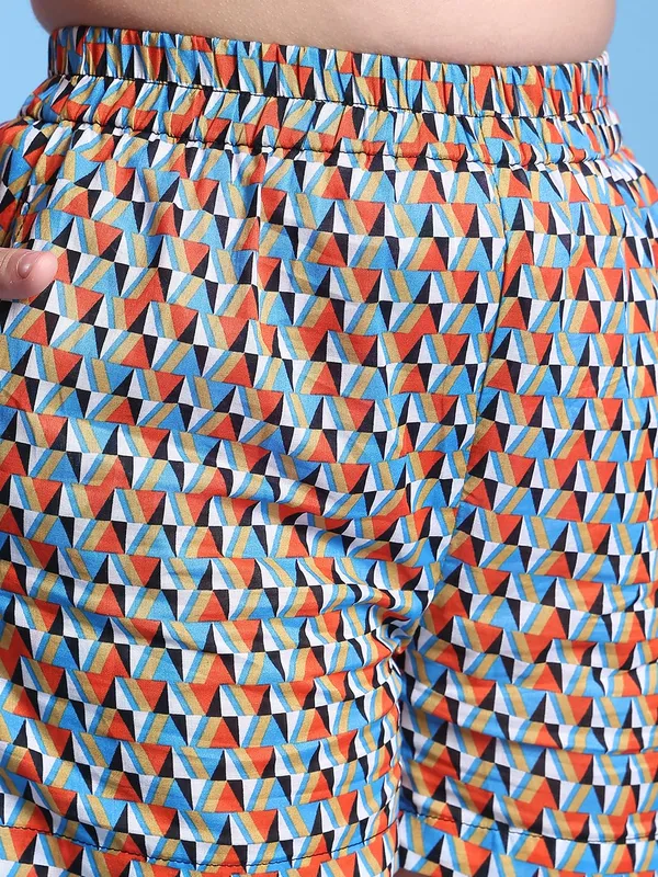 Multicolour_Cotton_Geometric_Clothing_Set_For_Kids