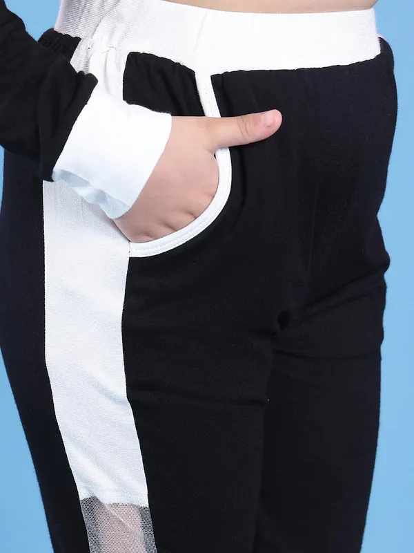 Black_Rayon_Solid_Clothing_Set_For_Kids