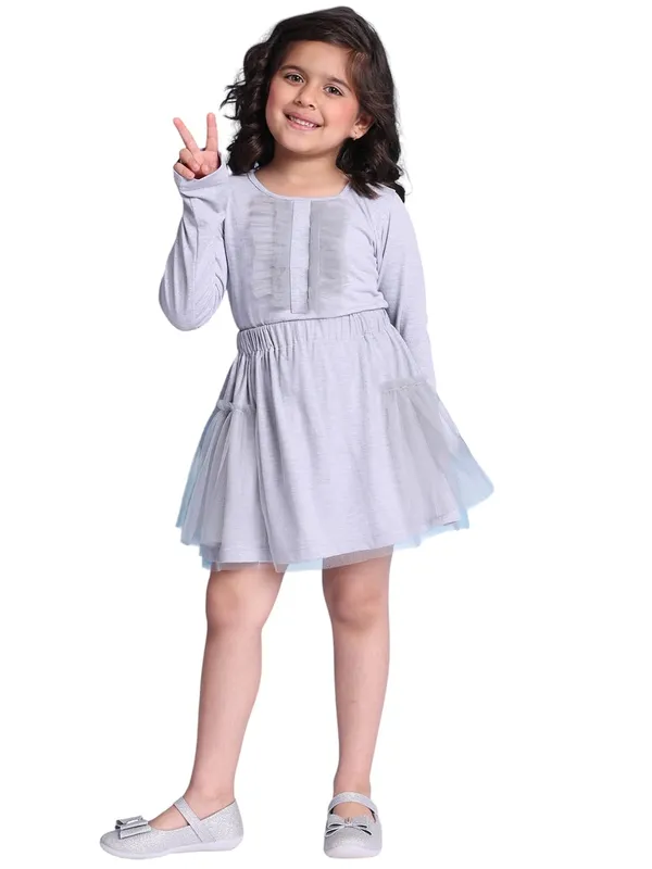 Skyblue_Cotton_Solid_Clothing_Set_For_Kids
