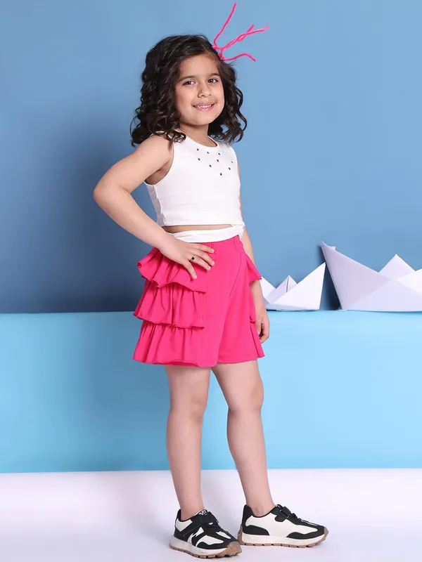 Pink_Rayon_Solid_Clothing_Set_For_Kids
