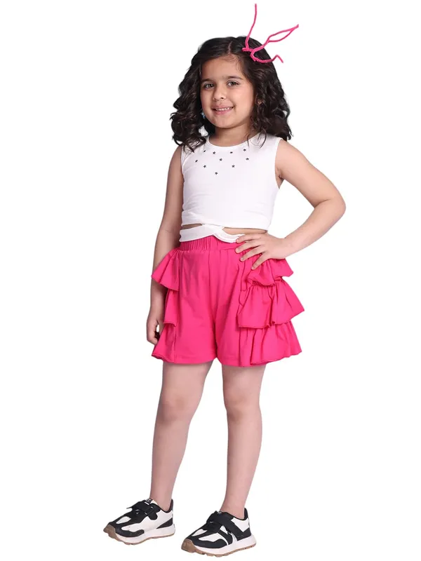Pink_Rayon_Solid_Clothing_Set_For_Kids
