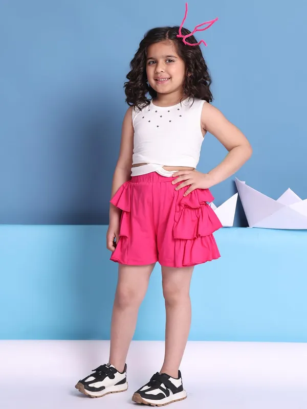 Pink_Rayon_Solid_Clothing_Set_For_Kids