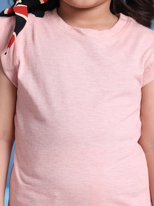 Salmon_Cotton_Solid_Clothing_Set_For_Kids