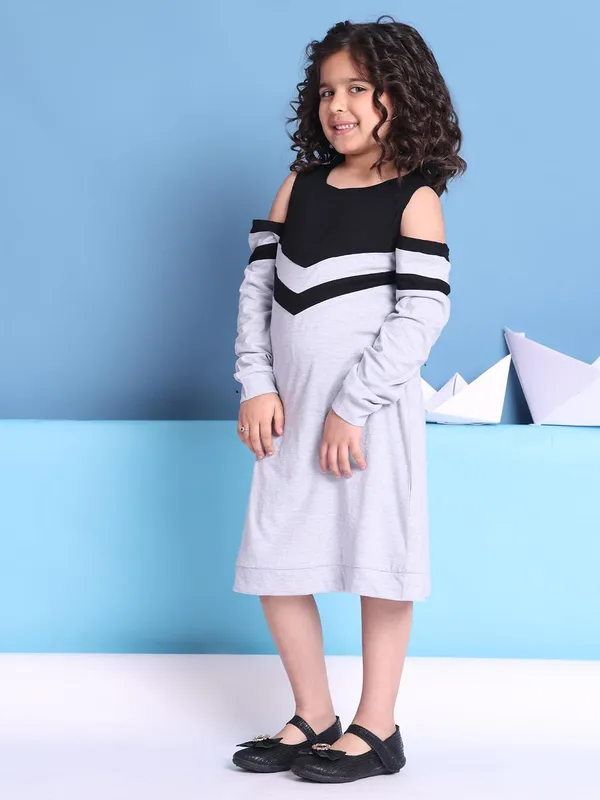 Skyblue_Cotton_Block_Print_Dress_For_Kids