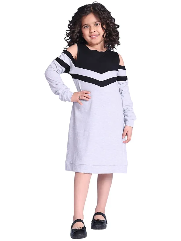 Skyblue_Cotton_Block_Print_Dress_For_Kids