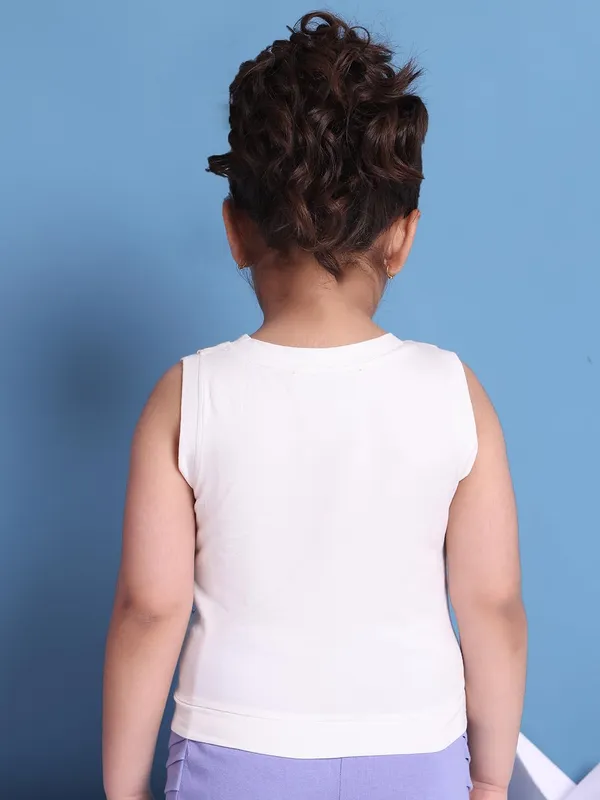 Offwhite_Viscose_Solid_Top_For_Kids