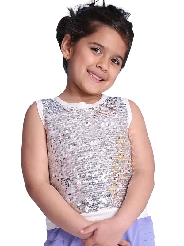 Offwhite_Viscose_Solid_Top_For_Kids