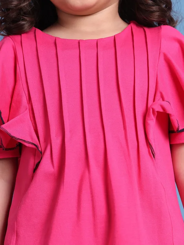 Fuchsia_Cotton_Solid_Top_For_Kids