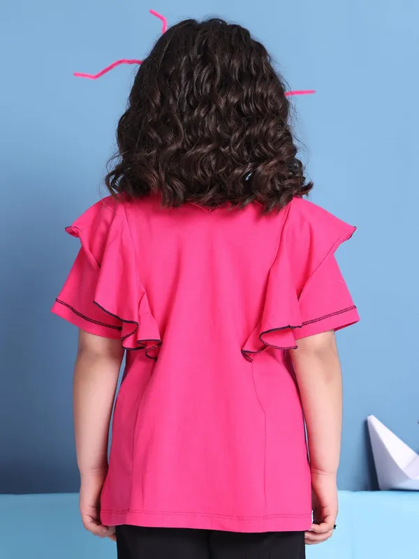Fuchsia_Cotton_Solid_Top_For_Kids