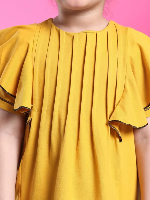 Yellow_Cotton_Solid_Top_For_Kids