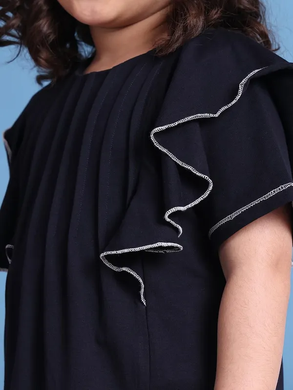 Navy_Blue_Cotton_Solid_Top_For_Kids