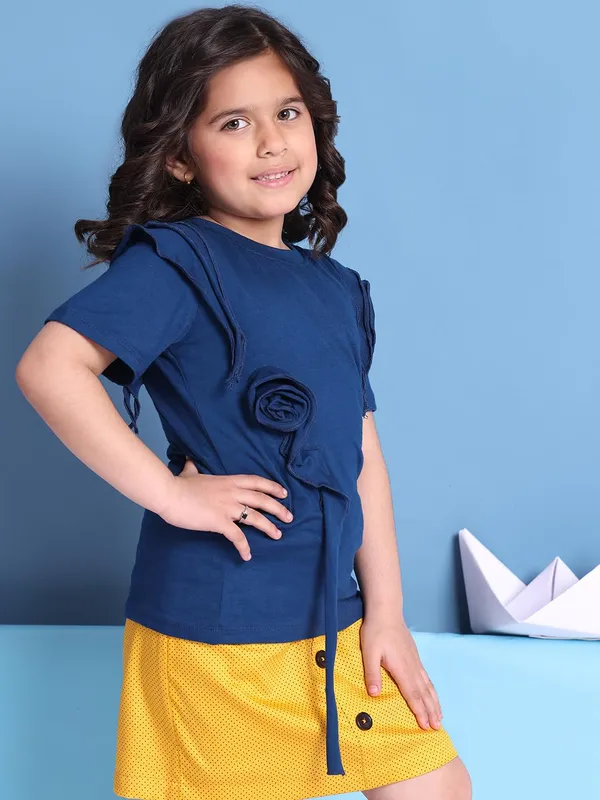 Blue_Viscose_Solid_Top_For_Kids