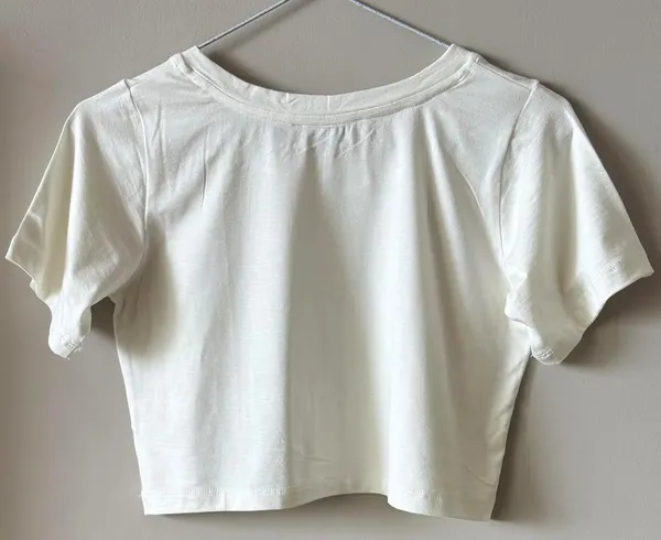 Cream_Rayon_Solid_Top_For_Kids