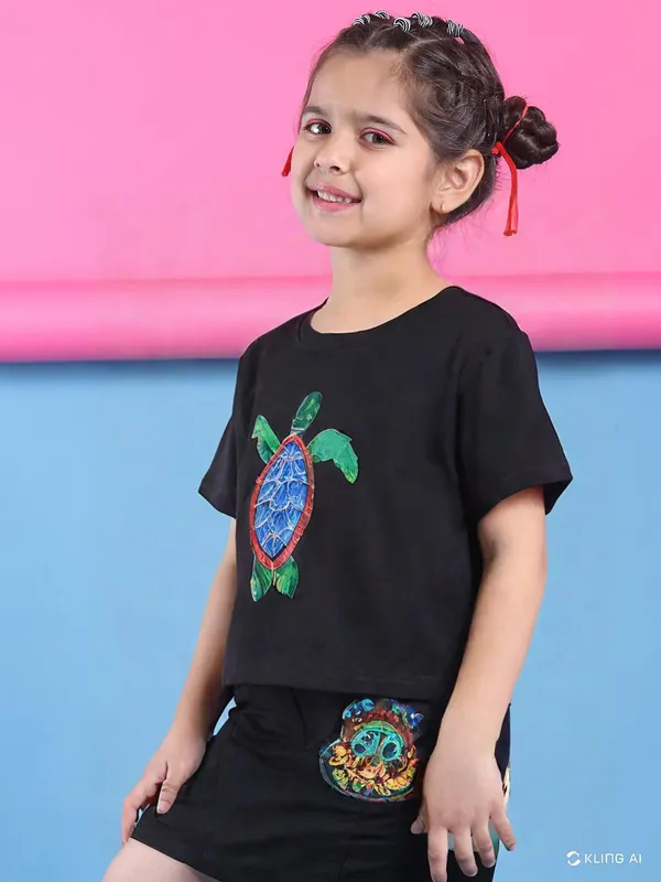 Black_Rayon_Solid_Top_For_Kids