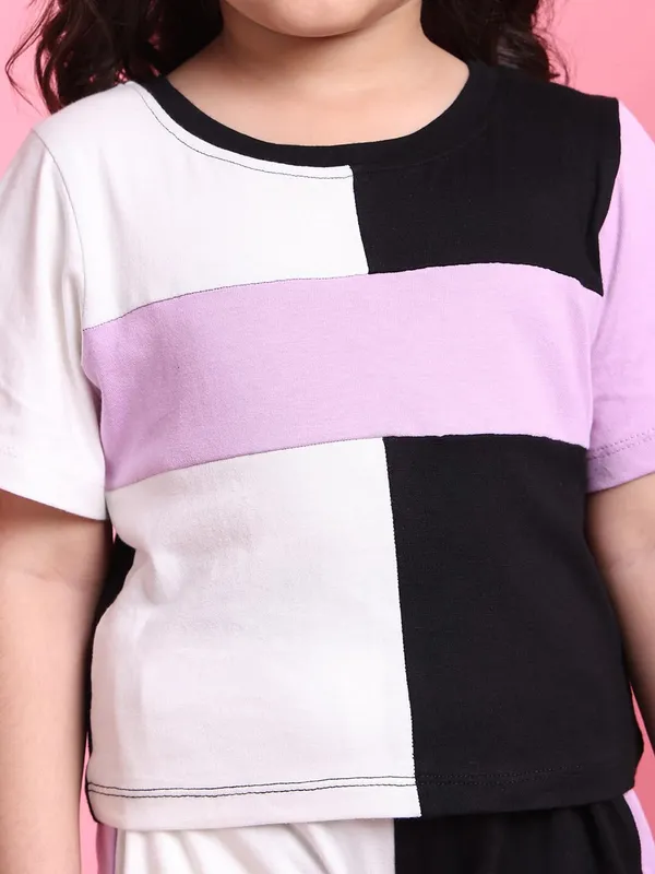 Voilet_Rayon_Solid_Clothing_Set_For_Kids