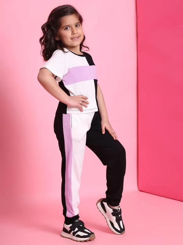 Voilet_Rayon_Solid_Clothing_Set_For_Kids