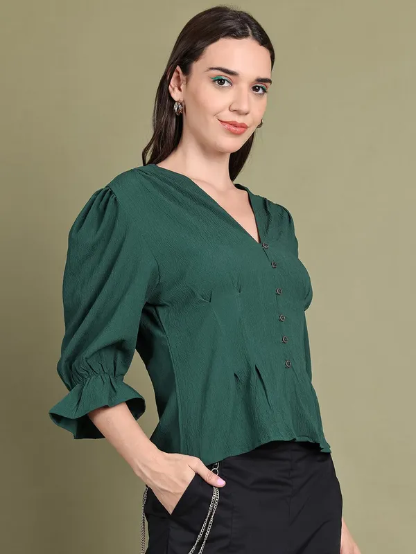 Emerald_Polyester_Solid_Top_For_Women