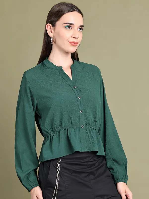 Emerald_Polyester_Solid_Top_For_Women