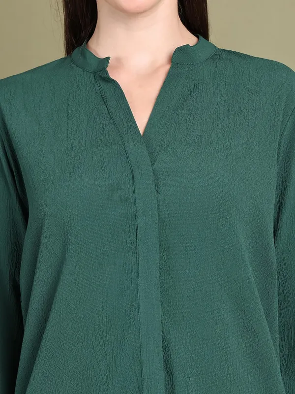 Emerald_Polyester_Solid_Top_For_Women