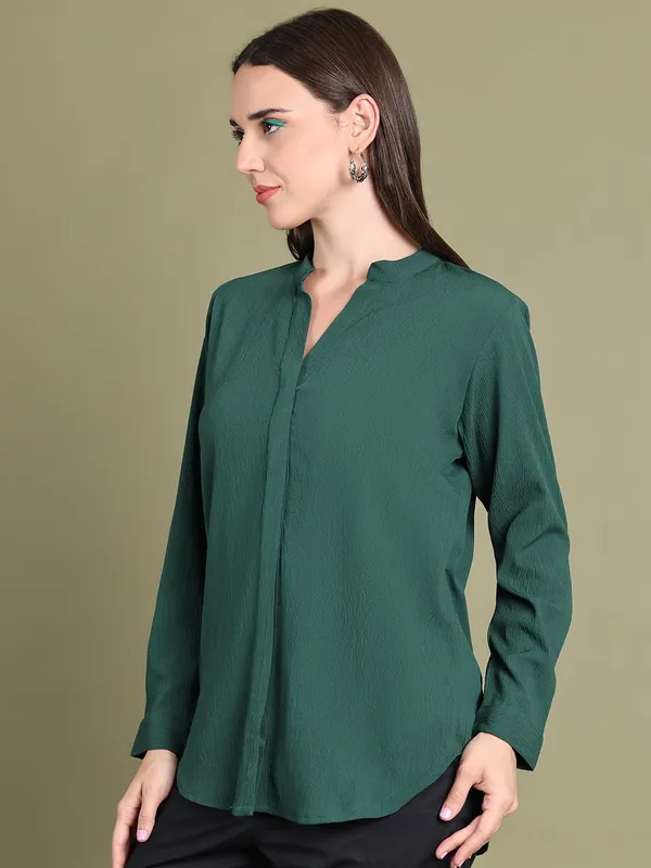 Emerald_Polyester_Solid_Top_For_Women