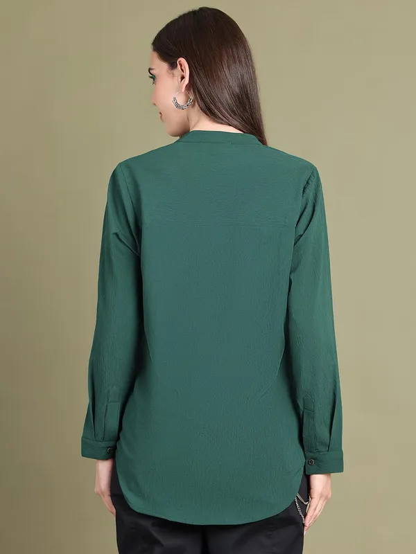 Emerald_Polyester_Solid_Top_For_Women