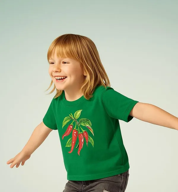 Green_Rayon_Solid_Top_For_Kids