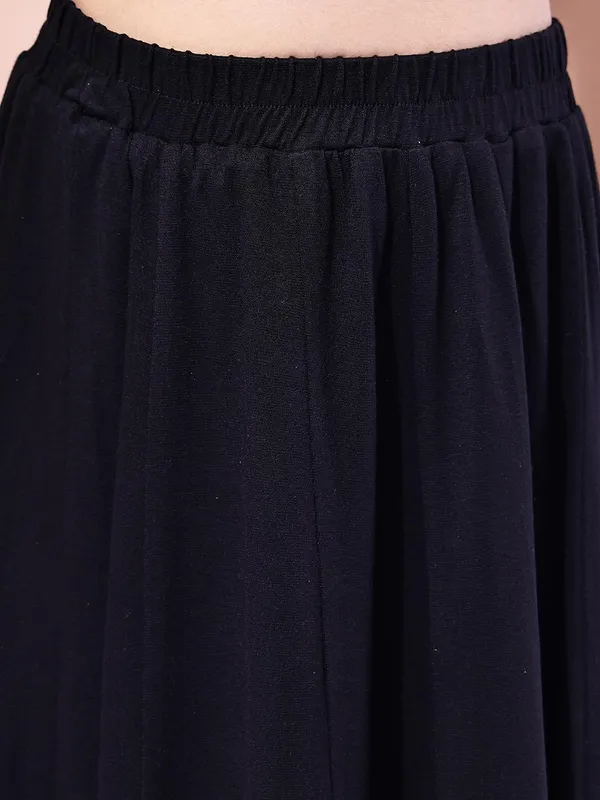 Black_Rayon_Solid_Clothing_Set_For_Kids