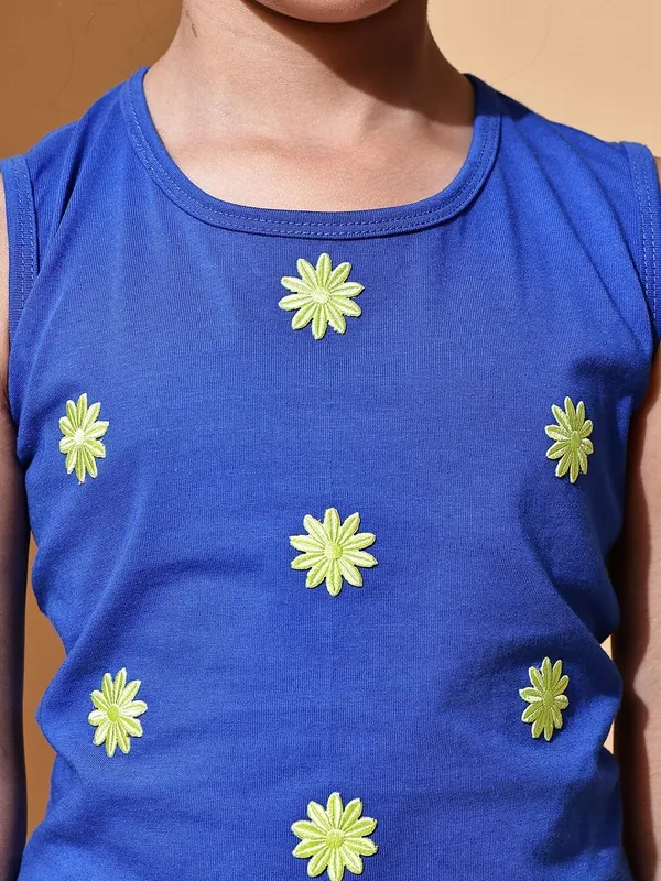 Blue_Rayon_Solid_Clothing_Set_For_Kids