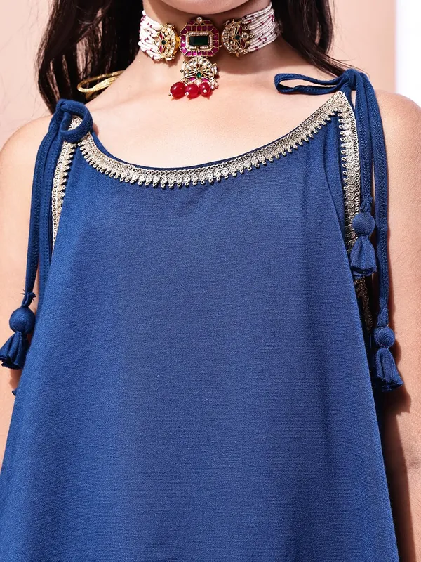Blue_Rayon_Solid_Clothing_Set_For_Kids