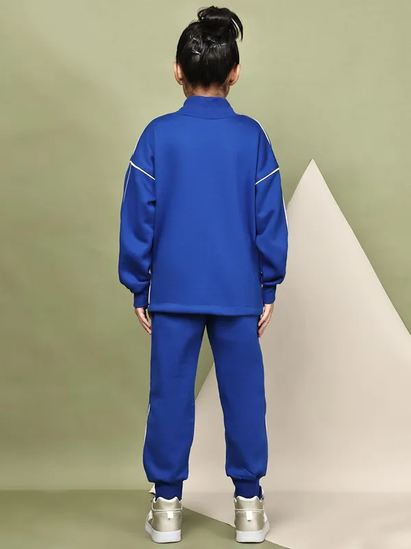 Blue_Cotton_Blend_Solid_Clothing_Set_For_Kids