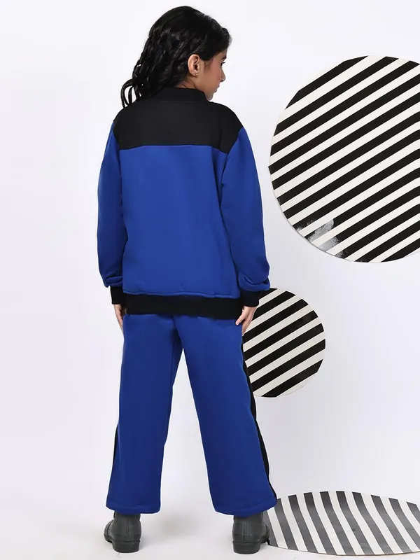 Blue_Cotton_Blend_Solid_Clothing_Set_For_Kids