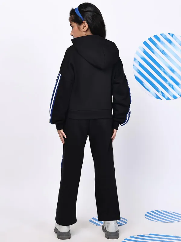 Black_Cotton_Blend_Solid_Clothing_Set_For_Kids