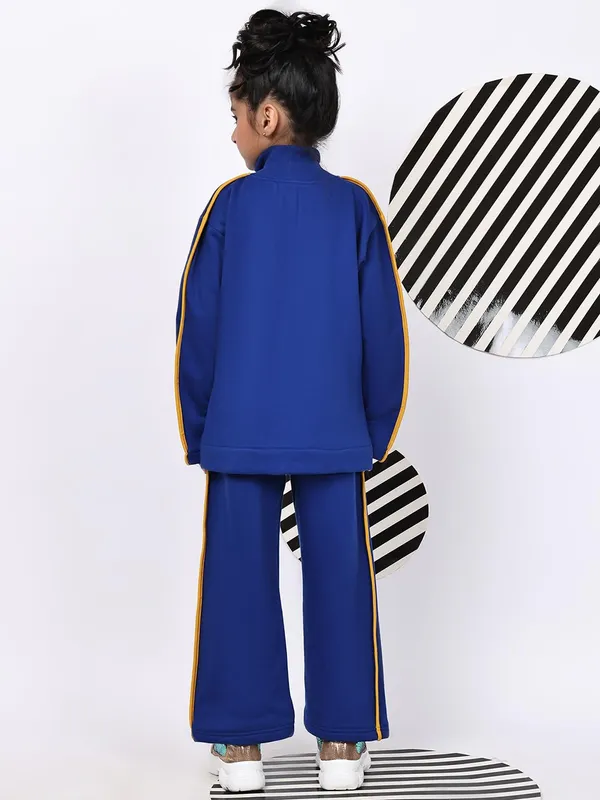 Blue_Cotton_Blend_Solid_Clothing_Set_For_Kids
