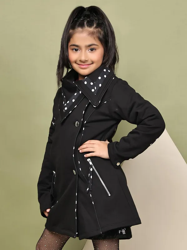 Black_Fleece_Solid_Over_Coat_For_Kids