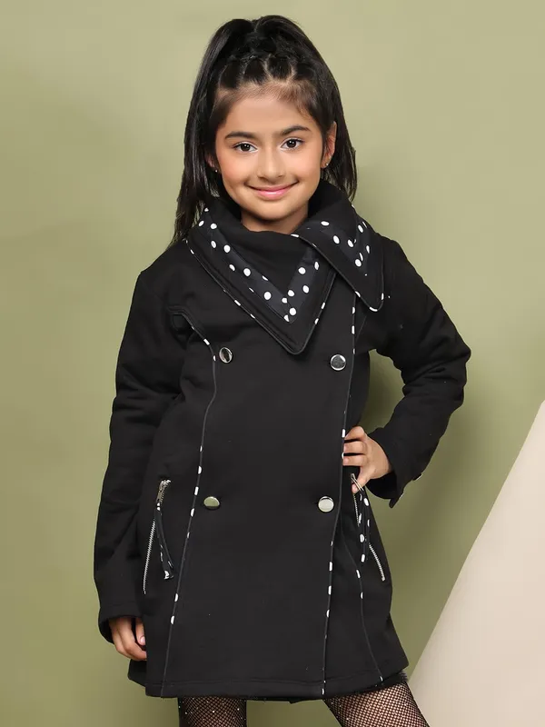 Black_Fleece_Solid_Over_Coat_For_Kids