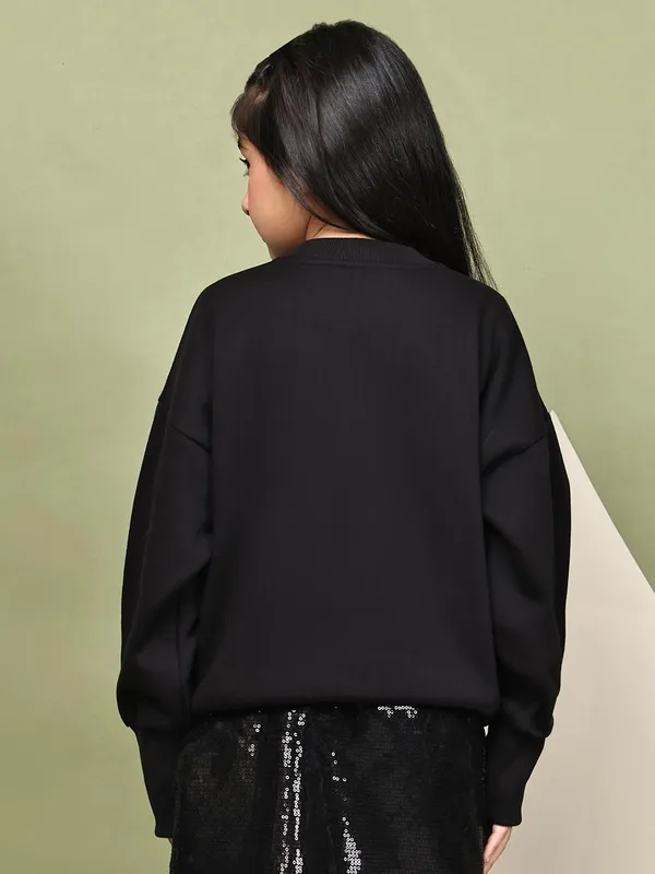 Black_Fleece_Solid_Jacket_For_Kids