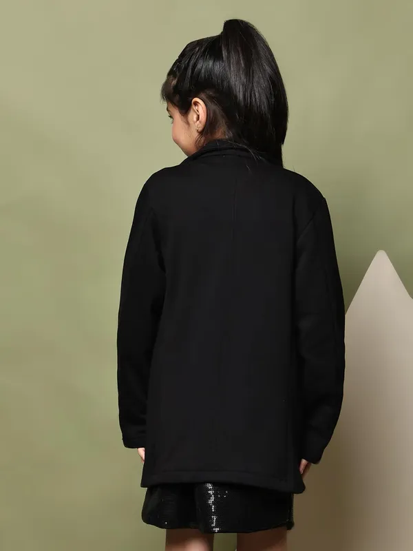 Black_Fleece_Solid_Jacket_For_Kids