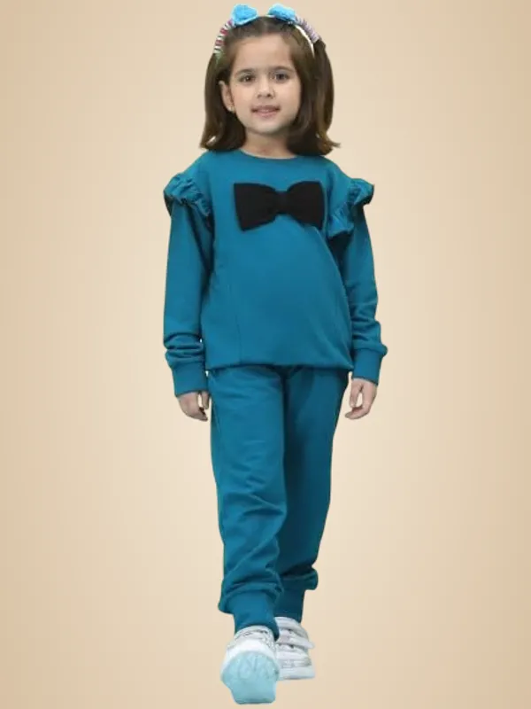 Aqua_Cotton_Solid_Clothing_Set_For_Kids