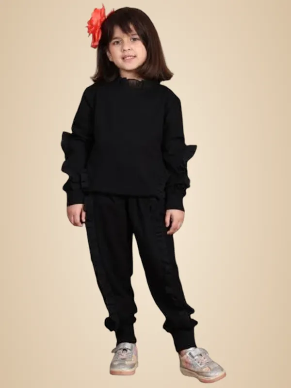 Black_Cotton_Solid_Clothing_Set_For_Kids