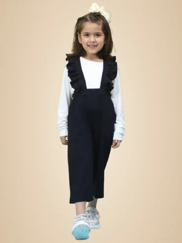 Black_White_Cotton_Solid_Clothing_Set_For_Kids