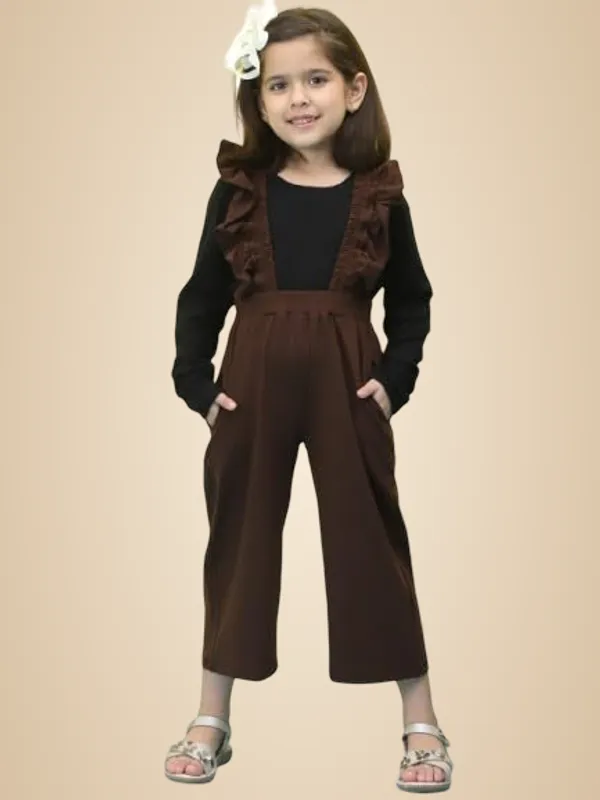 Brown_Cotton_Solid_Clothing_Set_For_Kids