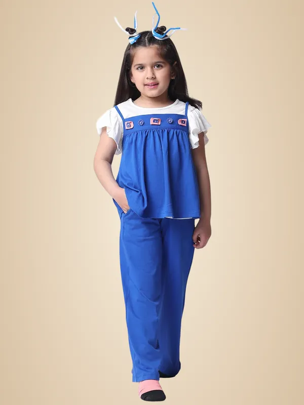 Blue_Cotton_Blend_Solid_Clothing_Set_For_Kids