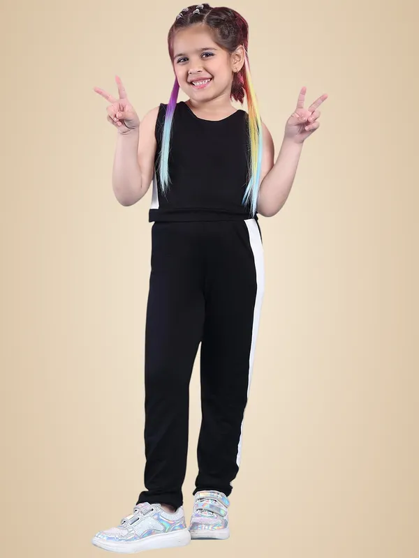 Black_Rayon_Solid_Clothing_Set_For_Kids