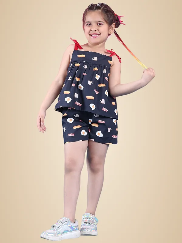 Navy_Blue_Cotton_Fruits_Clothing_Set_For_Kids