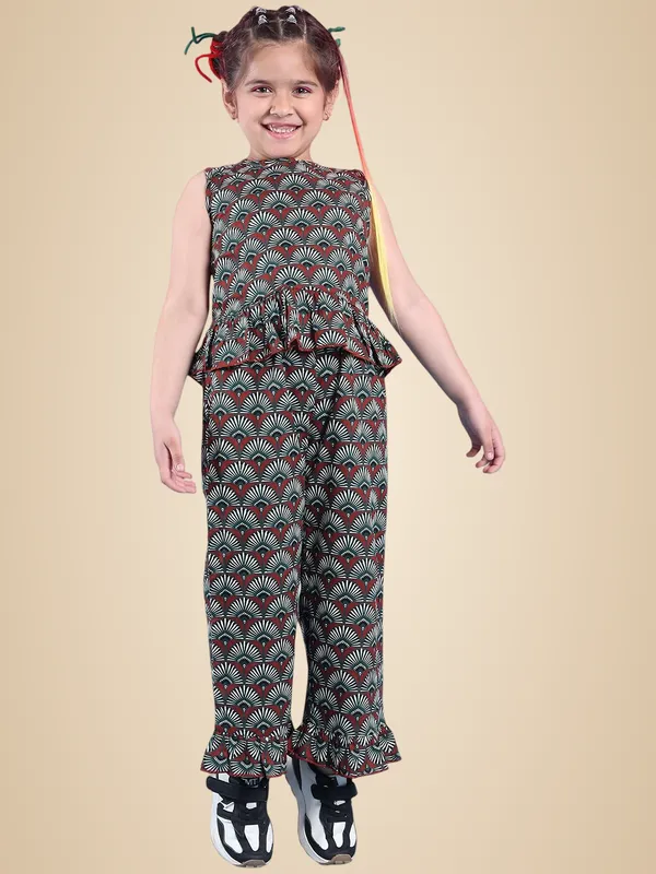 Multicolour_Rayon_Floral_Clothing_Set_For_Kids