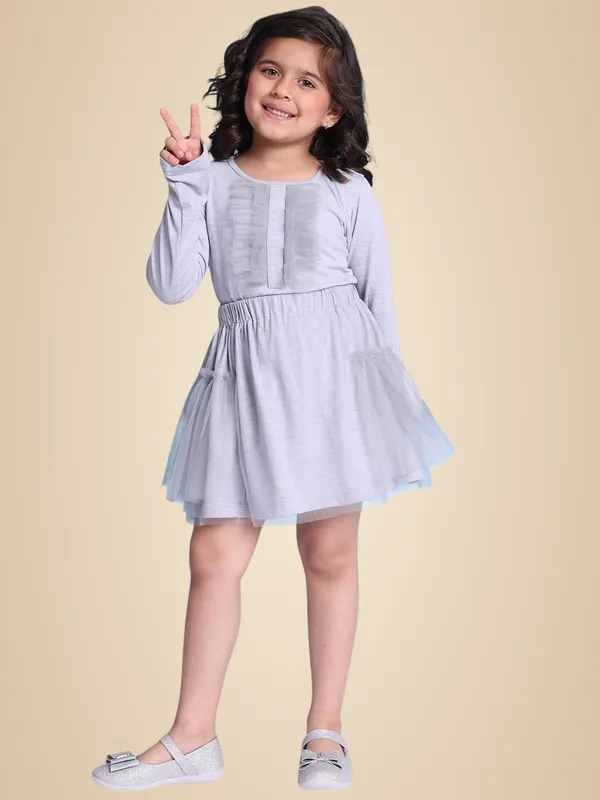 Skyblue_Cotton_Solid_Clothing_Set_For_Kids