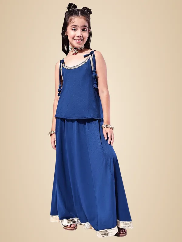 Blue_Rayon_Solid_Clothing_Set_For_Kids