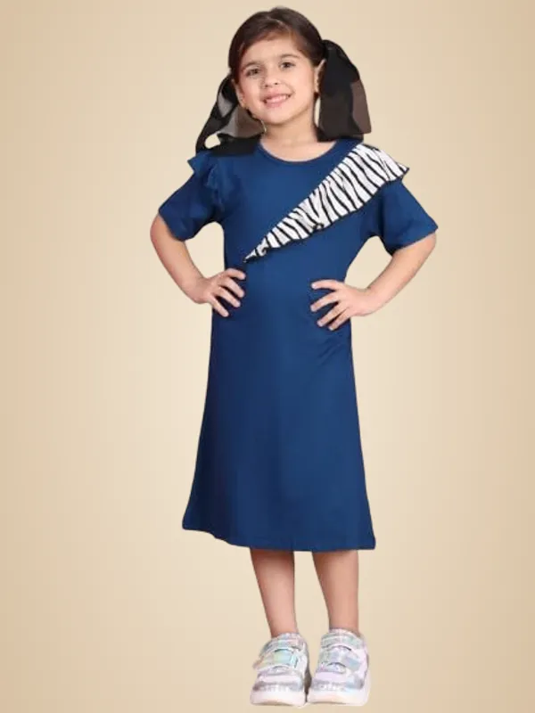Blue_Rayon_Solid_Dress_For_Kids